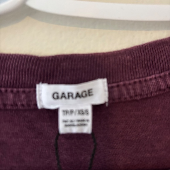 Garage purple ladies oversized XS tshirt cotton NWTO tags on - Picture 5 of 11